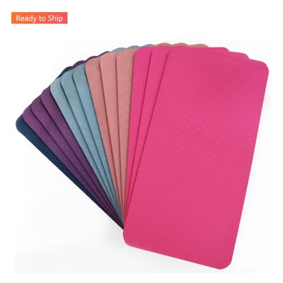 China Manufacturer Wholesale Non Slip Anti Slip Yoga Pads Tape Mini Yoga Mats for Knees and Elbows Household Small Mini Tpe Yoga Mat for sale