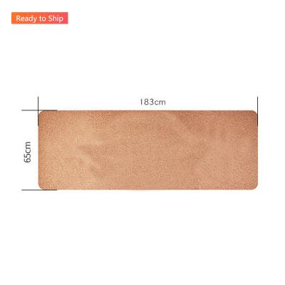 China Execise Mat Printing Custom Natural Rubber 100% Rubber Yoga Mat Cork Band Yoga Mat Eco Friendly for sale