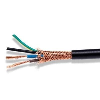 China GB/T9330-2008 Standard 0.5-2.5mm2 Copper Braided Shielded Control Cable for Electronics for sale