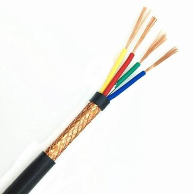 China Round Wire Material 450/750V Signal Shielded Copper Core Flexible Control Cable for sale