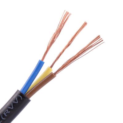 China Flexible PVC Insulated Low Voltage Copper Core Electrical Wires 2*1.5mm 2*2.5mm 2*4mm for sale