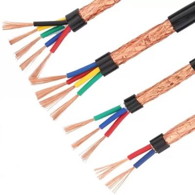 China 4mm Multi Core Copper Conductor Shielded Flexible Earth Wires Cable with PVC Jacket for sale