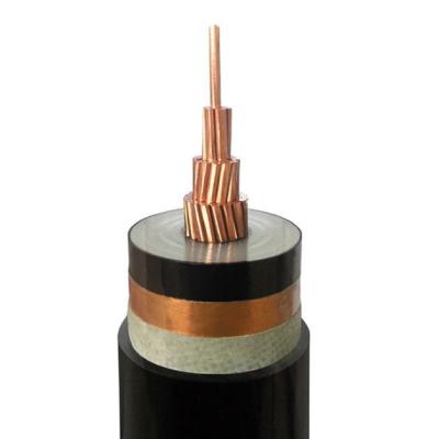 China Round Wire Shape High Voltage Power Cable Wire with XLPE Insulation and PE PVC Sheath for sale