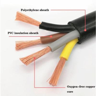 China CE ROHS Copper Conductor PVC Insulation Multicore Flexible Cable Royal Cord 300/500V for sale