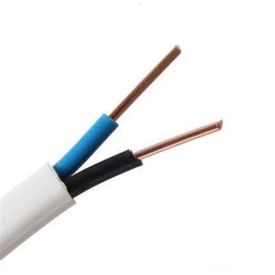 China Laagspanningskopergeleider Solid Core PVC Geïsoleerde en omhulde parallelle dubbelvlakke elektrische kabel Te koop