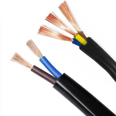 China 2*6mm 2*10mm Electric Wires Copper Core PVC Insulated Soft Wire Cable for Low Voltage for sale