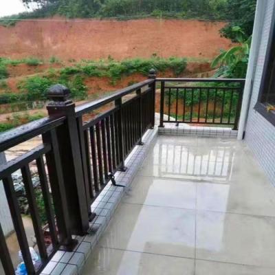 China Hot Sale Good Quality Folding Screen Barrier Balcony Fencing Aluminum Black Railing And Balcony Design Easy Install Systems for sale