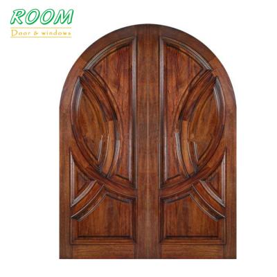 China Wooden Swing Burma Teak Round Door Church Main Door Designs for sale