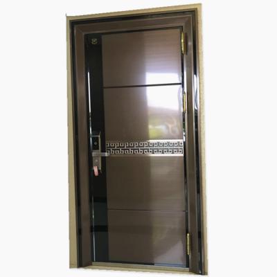 China Luxury 304 SS Steel Swing Door Entrance Door Design In Guangzhou for sale