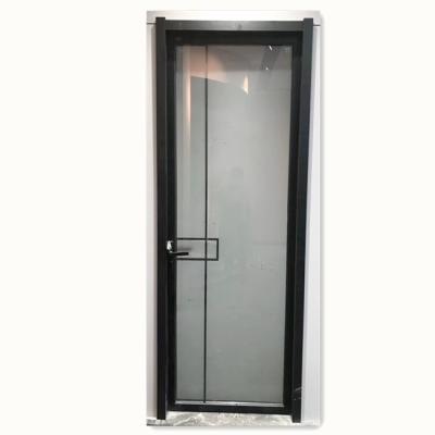 China Latest Design Modern Aluminum Bathroom Doors Modern Frosted Glass Shower Door Bathroom for sale