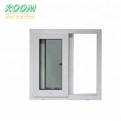 China Sliding single iron upvc window profile drop grills for sale