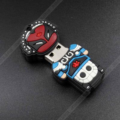 China Cute Cartoon Style PVC Custom USB Flash Drives, Real 32GB Capacity USB Memory For Gift for sale