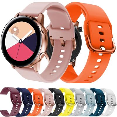 China Custom Multicolor Water Resistant Sport Silicone Rubber Watch Bands 44mm 22mm 20mm For Samsung Smart Watch Band For Apple Black Watch Bands for sale