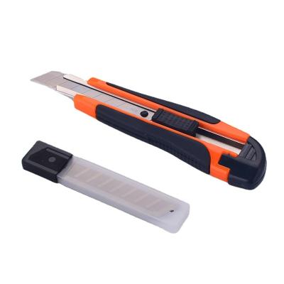 China Art Wallpaper Heavy Duty Retractable Cutter Open Slide Blade Multi Serving Knife Customized Logo Camping Stainless Steel for sale