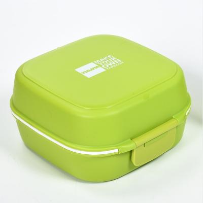 China 2 Layer Microwavable Safe Adult Lunch Box Bento Boxes Reusable pp Plastic Biodegradable Microwave Food Containers Lunch Box for sale