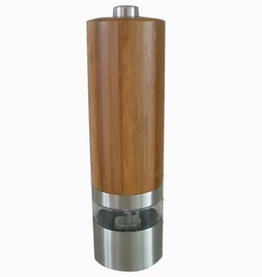 China Sustainable Wooden Electric Salt and Pepper Grinder Model EB848 for sale