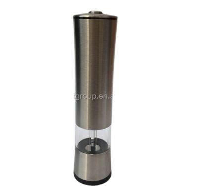 China Sustainable Model EB818 Stainless Steel Electric Salt And Pepper Grinder for sale