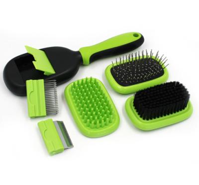 China Multifunctional and Replaceable Dog Viable Double Sided Tool Grooming Hair Comb Massage Comb Set for Dogs Cats for sale