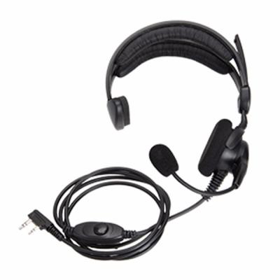 China Headband Earpiece Radio Headset For Motorola Kenwood Walkie Talkie Microphone Two Way Radio Earpiece for sale