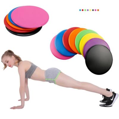 China Custom Logo Workout Gliding Discs Core Fitness Double Sided Slider Fitness Yoga Gym Gliding Disc Wholesale Home Exercise Gliding Disc for sale