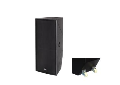 China High Power Full Range Speaker Tow - way Double 15 inch DJ Equipment with wheels for sale