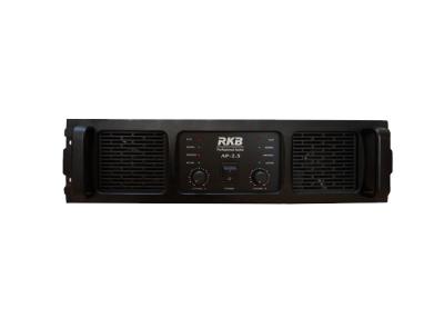 China 8 ohms 1500W x 2 Live Sound Power Amplifiers , Dual 18 inches Subwoofers 3U Rack Mount for sale