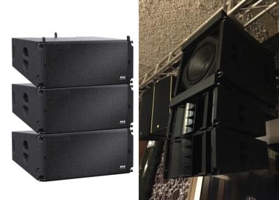 China High output outdoor Professional line array speaker boxes with sand texture paint pa system for sale