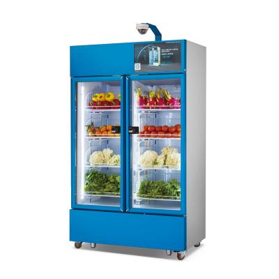 China Steel Self Service Automatic Cold Vegetable Fruit Vending Machine for sale