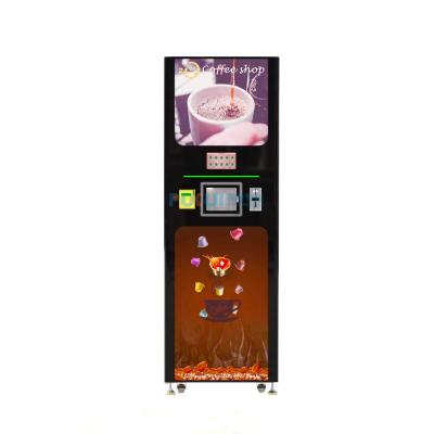 China Steel New Design Commercial Espresso Capsule Coffee Vending Machine for sale