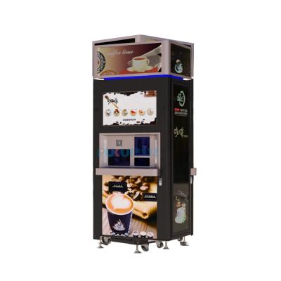 China Commercial Cup Capsule Vending Machine Coffee Steel Touch Freshly for sale