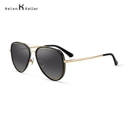 China 2020 new fashion sunglasses hot sales luxury metal and TR combination nylon polarized men's aviation sunglasses for sale