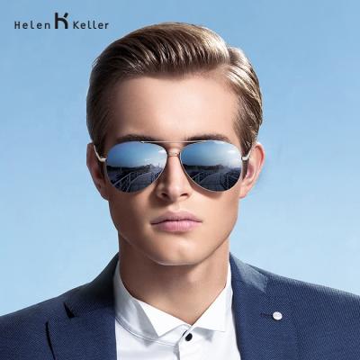 China 2020 Trendy Shiny Nylon Polarized Lenses Fashion M Gun Alloy Frames Sun Sunglasses For Men for sale