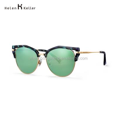 China Fashion Sunglasses Green Lenses Tac Polarized Sunglasses One Piece Dropshipping for sale