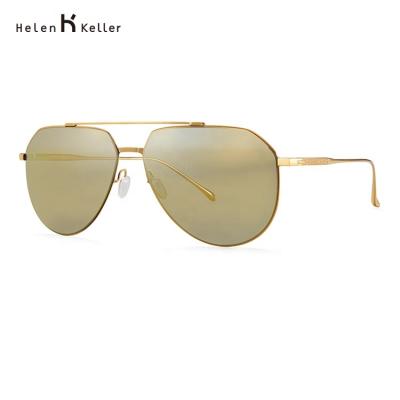 China Fashion Sunglasses H8665HD23 Quality Definition Bridge High End Sun Glass Double Hard Coating Men Sunglasses Nylon Polarized Pilot Fashion for sale