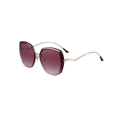 China Cheap Fashion Sunglasses Design Women Luxury Red Wine Uv400 Sun Glasses for sale