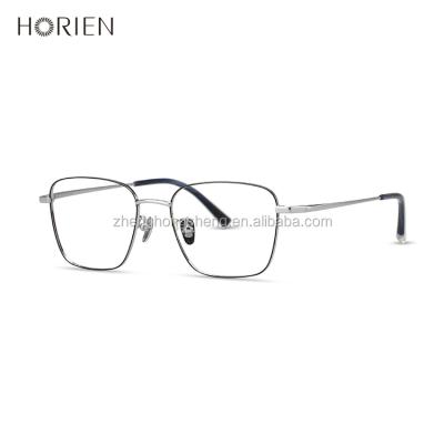 China For Men Silver Shiny Durable Beta Titanium Optical Glasses Frames Reading Glass for sale