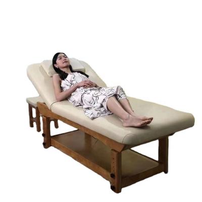 China Multifunction 3 4 Motor Dongpin Electric Beauty Bed Durable Material Massage Table With Foam Stereotype Custom Leather Color for sale