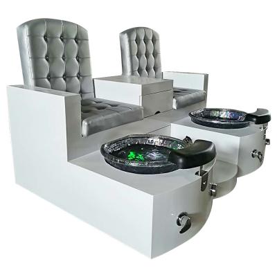 China Dongpin New Design Luxury Modern Beauty Nail Salon Spa Furniture Set Foot Spa Massage Equipments Luxury Pedicure Chairs for sale