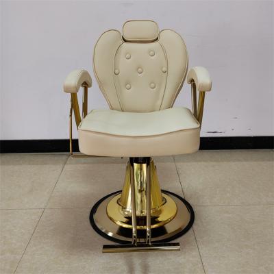 China Dongpin Barber Chair Salon Equipment Gold for sale