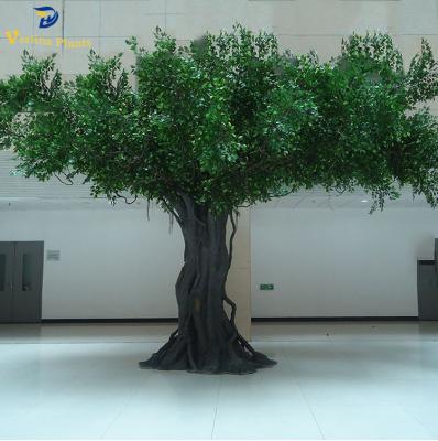 China Environmentally Friendly Customized Anti UV Large Artificial Ficus Tree For Outdoor Decoration for sale