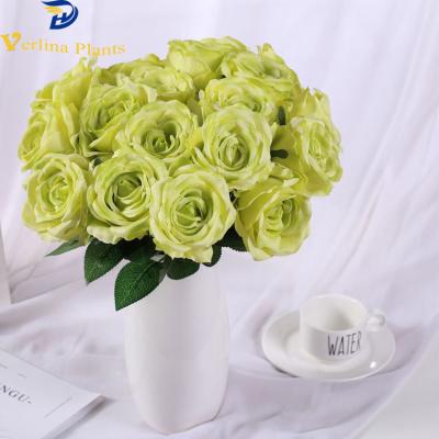 China New design environment friendly touch good quality artificial flowers making for home decoration for sale