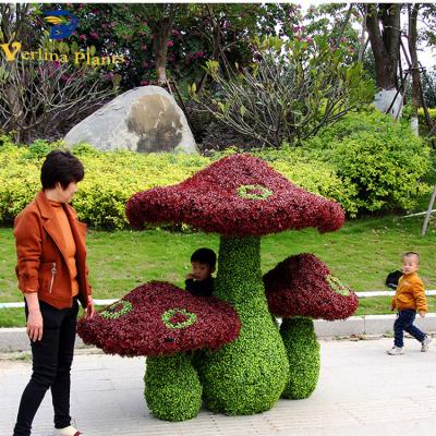 China Environmental Friendly Artificial Mushroom Topiary Design Use Theme Park Decorative Landscape for sale