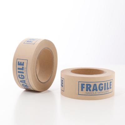 China ANTISTATIC Wholesale Custom Self Adhesive Kraft Tape Printed Logo Kraft Wrapping Tape for sale