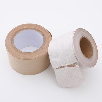 China 72mm*137m Waterproof Water Activated Reinforced Kraft Paper Tape Packning Tape for sale