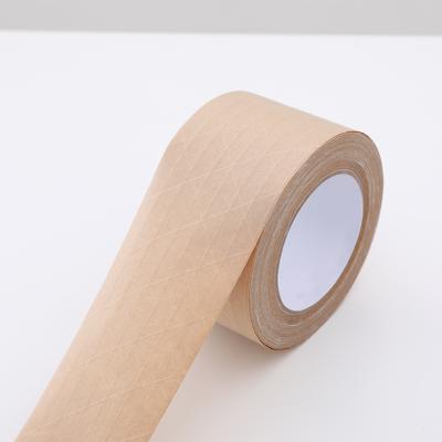 China Custom Printed Kraft Paper Tape Water Proof Adhesive Gummed Tape for sale