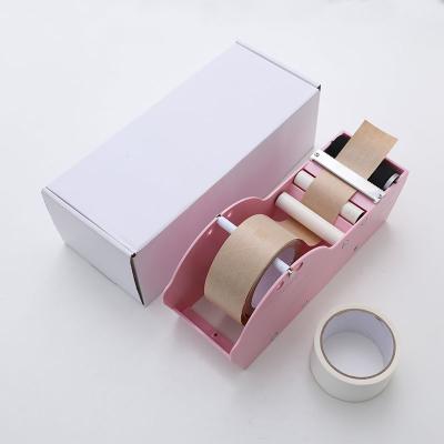 China Durable Water Activated Gummed Tape Dispenser Suite Bonded Kraft Paper Tape Set for sale