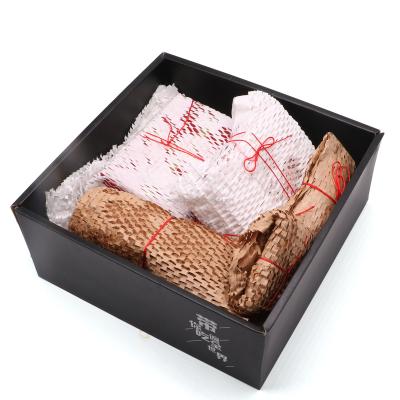 China 380mm*100mCushion Honeycomb Kraft Paper Recyclable Wrapping Paper Recyclable Paper Packaging for sale