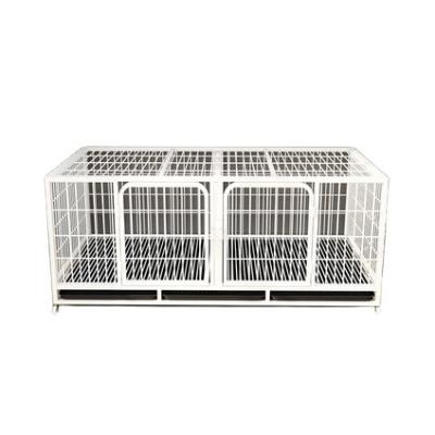 China Cat Cage Outdoor Metal Pet Pet Kennel Cage Supplier Breathable Foldable Stainless Grids For Pet Cages for sale