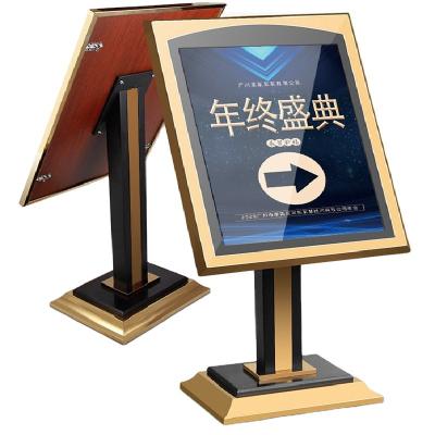 China China Manufacture 140*65*38cm Professional Display Poster Sign Holder Stand Rack Advertising Board for sale