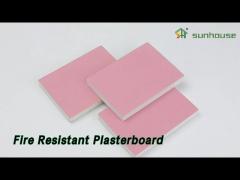 Natural Gypsum Fire Resistant Plasterboard 12mm Thickness For Partition System